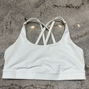 Lululemon size 8 Women's White Sports Bra
